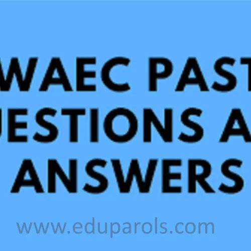 Waec Past Questions